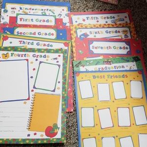 School Scrapbook paper